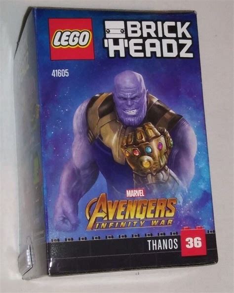 LEGO 41605 Thanos 36 BrickHeadz Marvel Avengers Infinity War Infinity