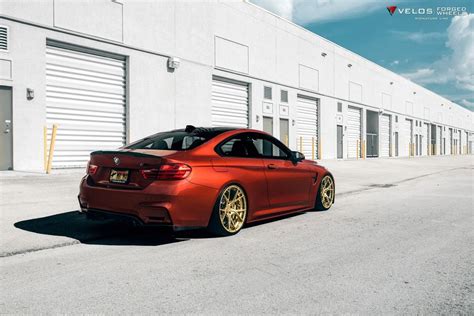 BMW F82 M4 Velos S3 Forged Wheels Polished Gold 6SpeedOnline