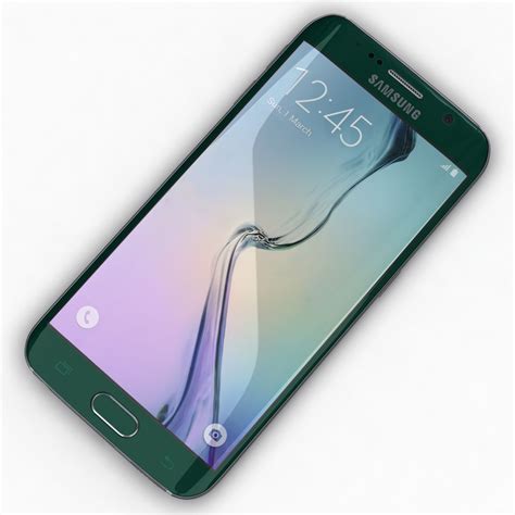 Samsung Galaxy S6 Edge Verde Esmeralda Modelo 3d 49 Max Stl Obj Fbx C4d 3ds Free3d