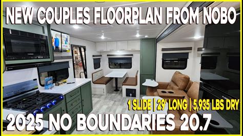 All New 2025 No Boundaries 207 Couples Travel Trailer By Forestriver