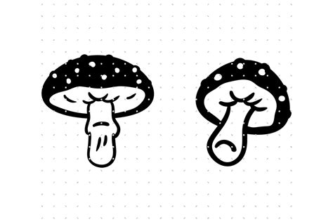 Toadstool Mushroom SVG Graphic By CrafterOks Creative Fabrica