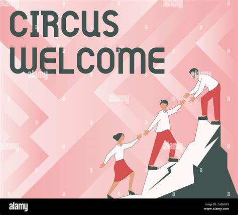 Handwriting Text Circus Welcome Business Idea The Exhibitions Of