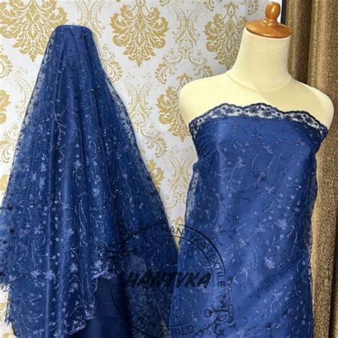 Jual Kain Tile Akar Mutiara Gliter Termurah Tulle Bahan Brokat