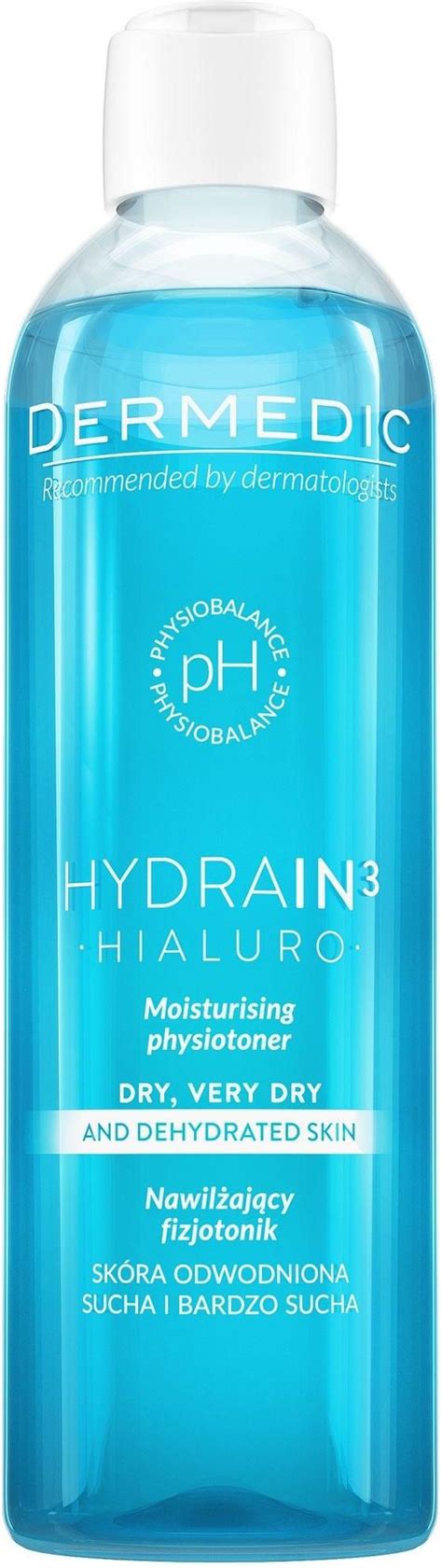 Dermokosmetyk Dermedic Hydrain 3 Hialuro Nawilżający fizjotonik 200ml