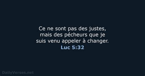 18 Novembre 2021 Verset Biblique Du Jour BDS Luc 5 32