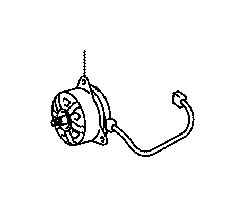 Lexus Nx T Engine Cooling Fan Motor Right Cooling Fan Cooling