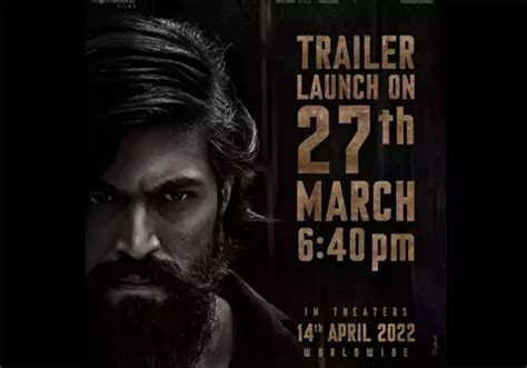 Kgf Chapter 2 Trailer Release Date Announced Kgfyashtrailerpart 2