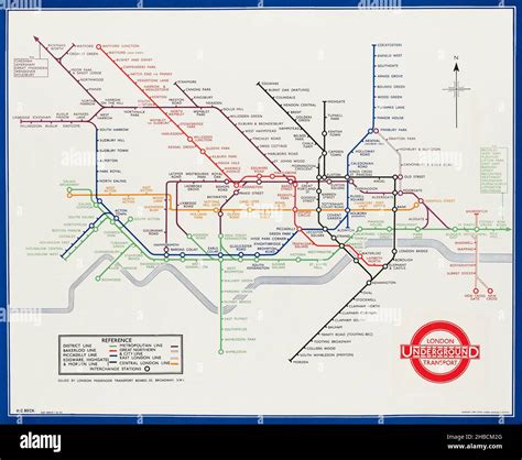 Harry beck london underground hi-res stock photography and images - Alamy