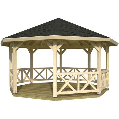 Pavillon de jardin Palmako Betty 18 0 m² Naturel 551 x cm