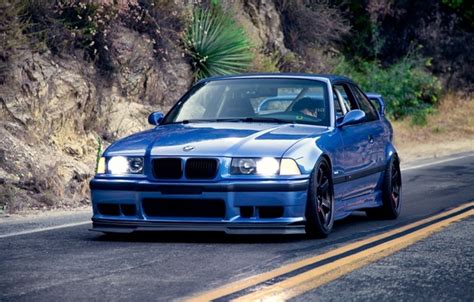 Wallpaper BMW, Coupe, blue, series, E36 for mobile and desktop, section ...