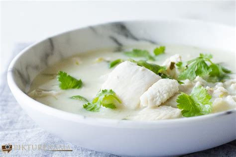 Poached fish in Coconut Milk and ways of de-stressing | Pikturenama