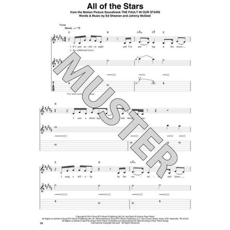 All Of The Stars Ed Sheeran Chords