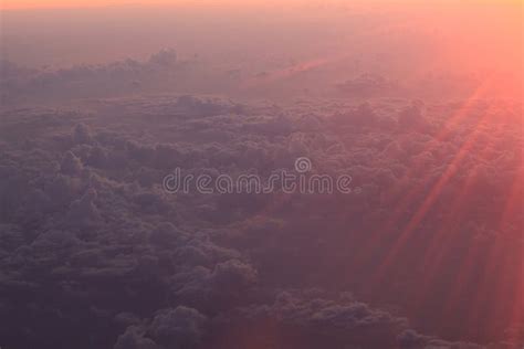 Sky clouds in sunrise stock image. Image of plane, beauty - 69098969