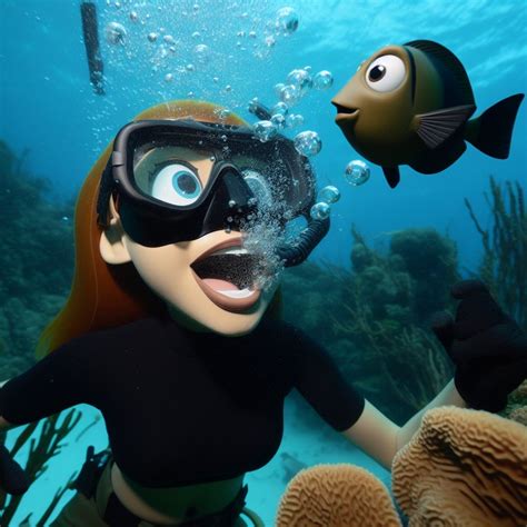 Kim Possible Excited Underwater By Chrisgraduate27 On Deviantart