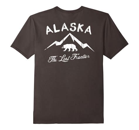 Alaska State T Shirt The Last Frontier Alaska Home Shirt Td Teedep