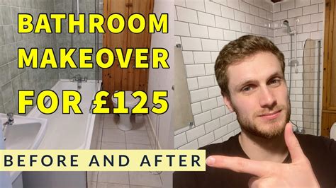 £100 Budget Diy Bathroom Makeover Before And After [uk] Youtube