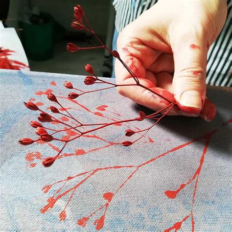 Monoprinting And Free Motion Embroidery Tutorial Flourish Textile Art Hub