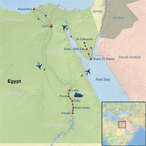 Stepmap Absolute Egypt Landkarte F R Egypt