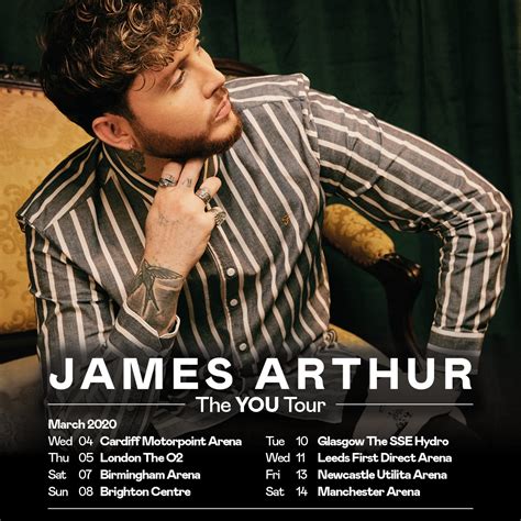 James Arthur:‘The YOU Tour’ at The O2, London - CelebMix