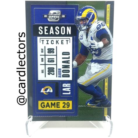 Panini Contenders Optic Football Aaron Donald Base Season