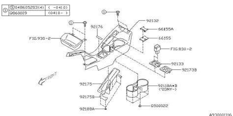 Discovering Subarus Interior Parts Layout