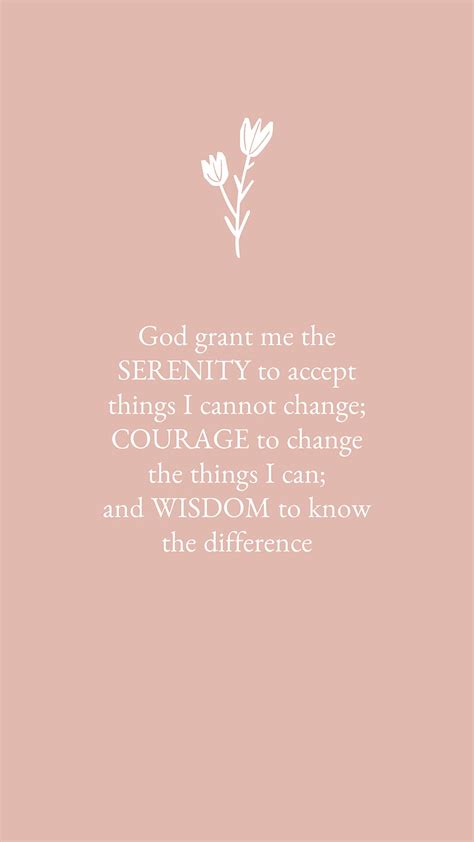 Serenity Prayer Wallpaper Mobile