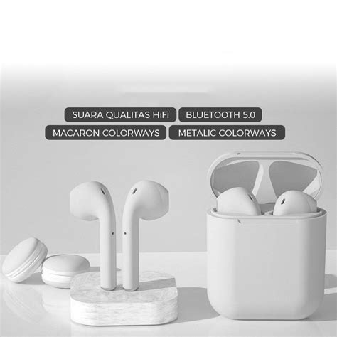 Jual Headset Bluetooth Inpods 12 TWS Earphone True Wireless Stereo HIFI