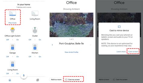 stepwise tutorial   screen share  android pciosandroidtv