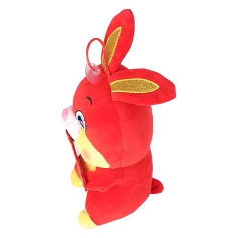 Jouet En Peluche De Lapin Lapin En Peluche Nouvel An Chinois Mignon