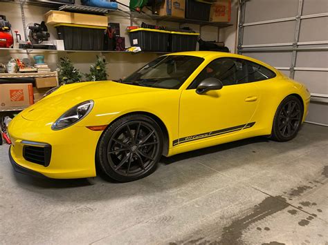 2018 911 Carrera T Racing Yellow PDK 3500 Miles Rennlist Porsche