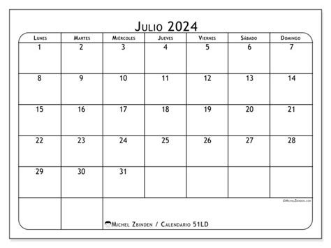 Calendario Julio 2024 Para Imprimir Gratis Paraimprimirgratis Free