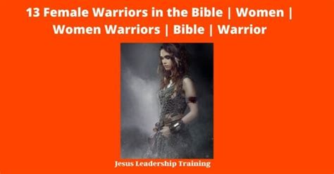 13 Names: Women Warriors in the Bible | PDF | Women | Women Warriors ...