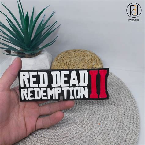 Red Dead Redemption 2 Logo Fan Art Rdr2 Wall Decor Gamer - Etsy