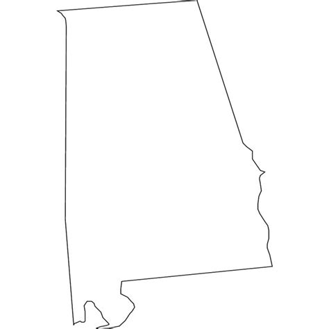 Map Of Alabama Eps Royalty Free Stock Svg Vector