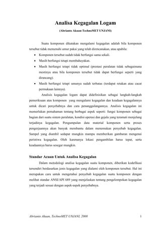 Standar Analisis Kegagalan Pdf