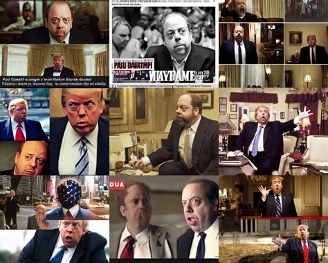 Paul Giamatti As Donald Trump A Screenshot By David Stable Diffusion