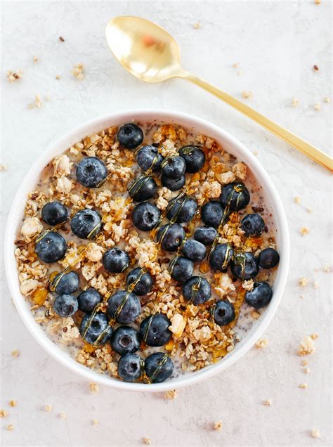 Blueberry And Granola Overnight Oats Eat Yourself Skinny