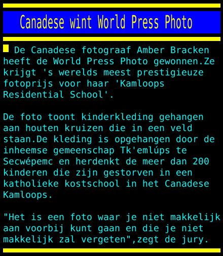 Nos Teletekst On Twitter Canadese Wint World Press Photo Https T Co