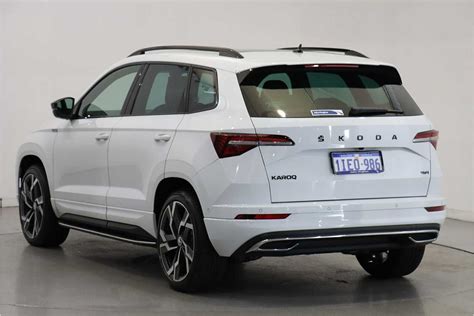 Sold 2023 Škoda Karoq 140tsi Dsg Awd Sportline In Moon White Used Suv