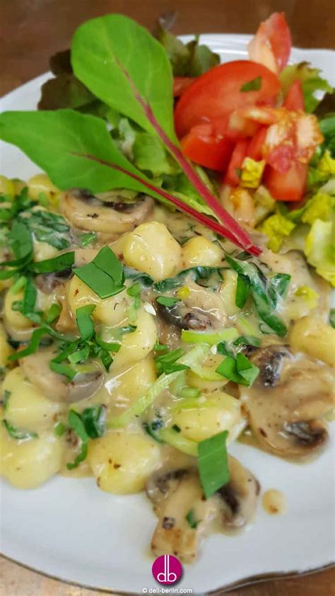 Gnocchi mit Champignons und Bärlauch DELi BERLIN Kochideen Rezepte