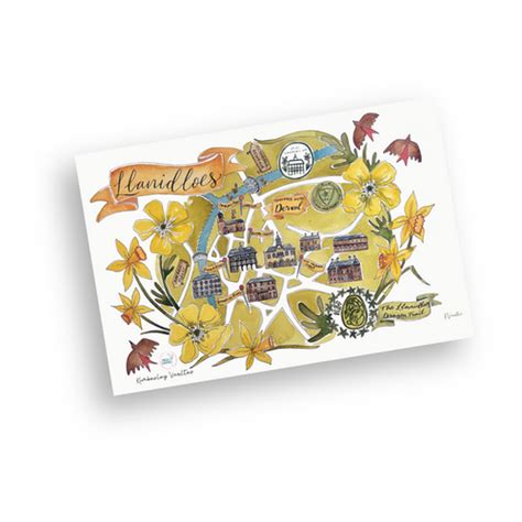 Map of Llanidloes Print | Mysite 1