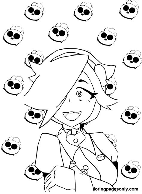 27 Colette Brawl Stars Coloring Pages