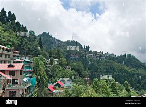 Darjeeling, West Bengal, India- 05.26.2023. landscape view of ...