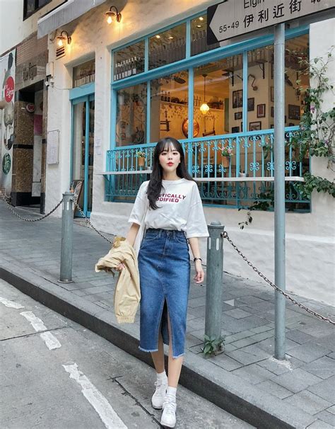 Pin by 사라진 보고싶어 on korean fashion Korean street fashion Korean