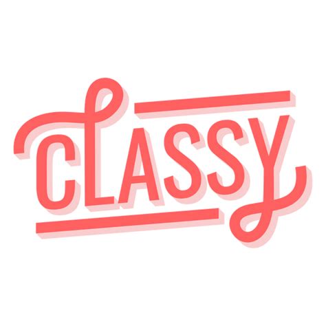 Classy Stylized Word Png Svg Design For T Shirts