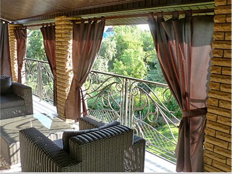 Уличные шторы для беседки и веранды, террасы: ПВХ, прозрачные занавески ...