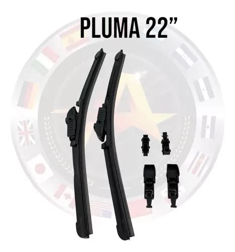 Plumas Limpiaparabrisas Flexibles De 22 Pulgadas 2 Piezas