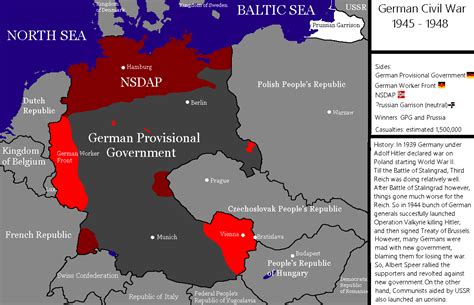 German Civil War : r/imaginarymaps