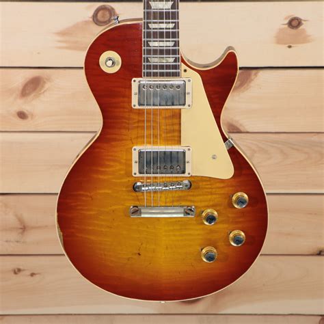 Gibson 1960 Les Paul Standard Heavy Aged Tangerine Burst Righteous Guitars