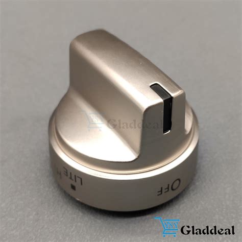 New Stainless Steel Control Knob For Ge Gas Range Stove Wb X Us